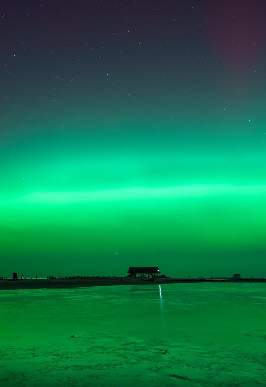 Nordlichter am Nordseestrand