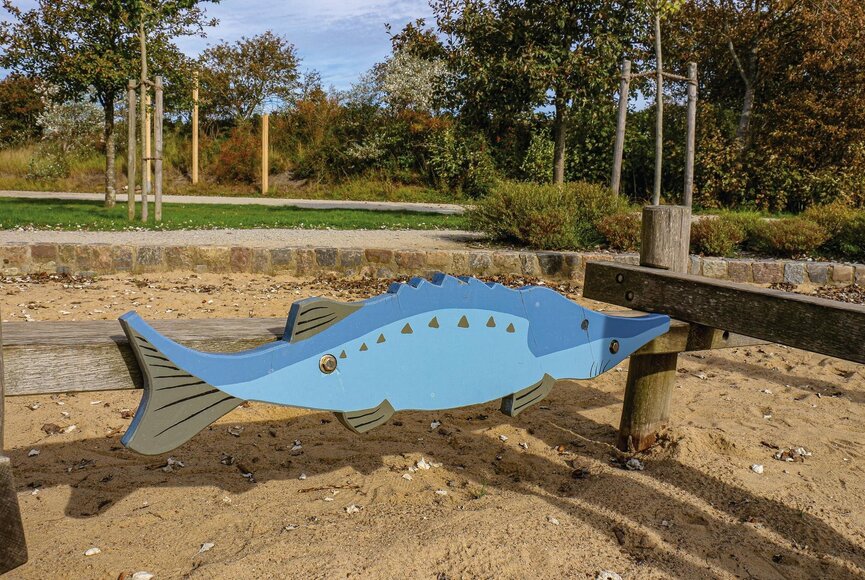 Balancier-Balken mit Stör-Figur