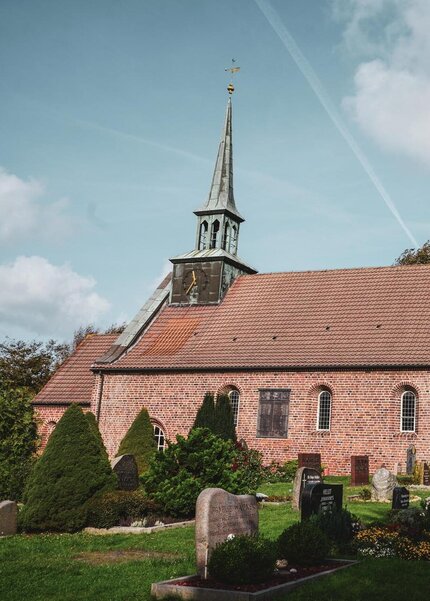 Kirche im Ortsteil Dorf in St. Peter-Ording