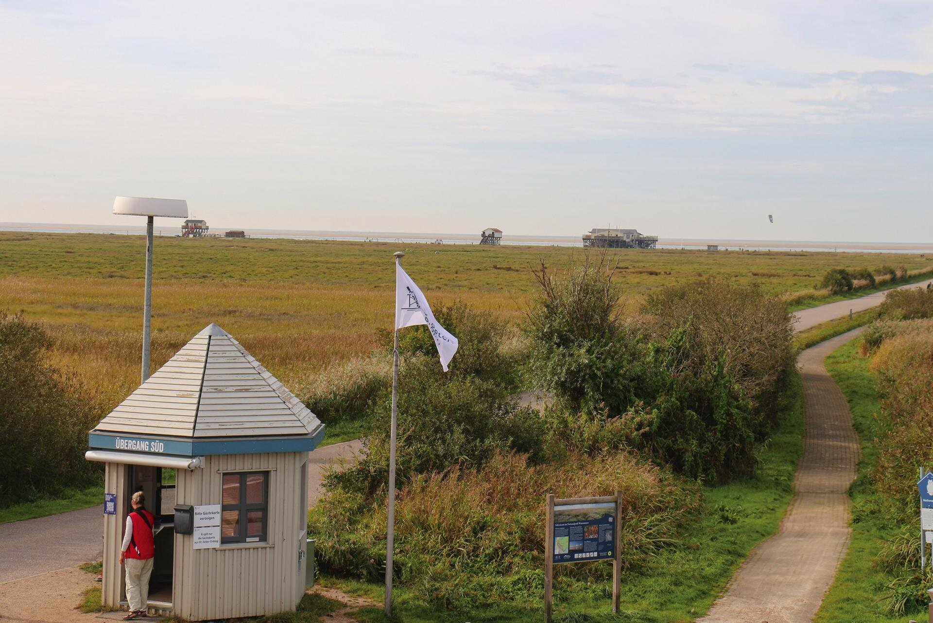 Kassiererhäuschen am Strandübergang des Südstrandes
