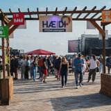 Eingang vom Haedi Festival