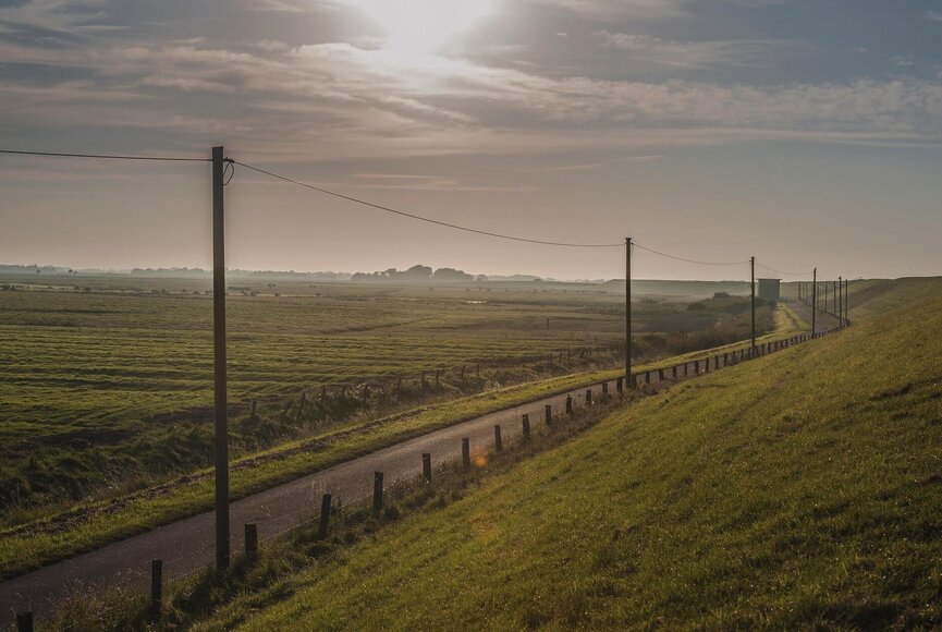 Blick vom Süddeich in Westerhever