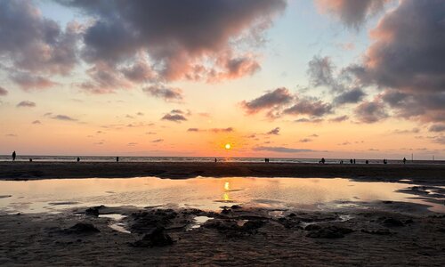 Sonnenuntergang am Starnd