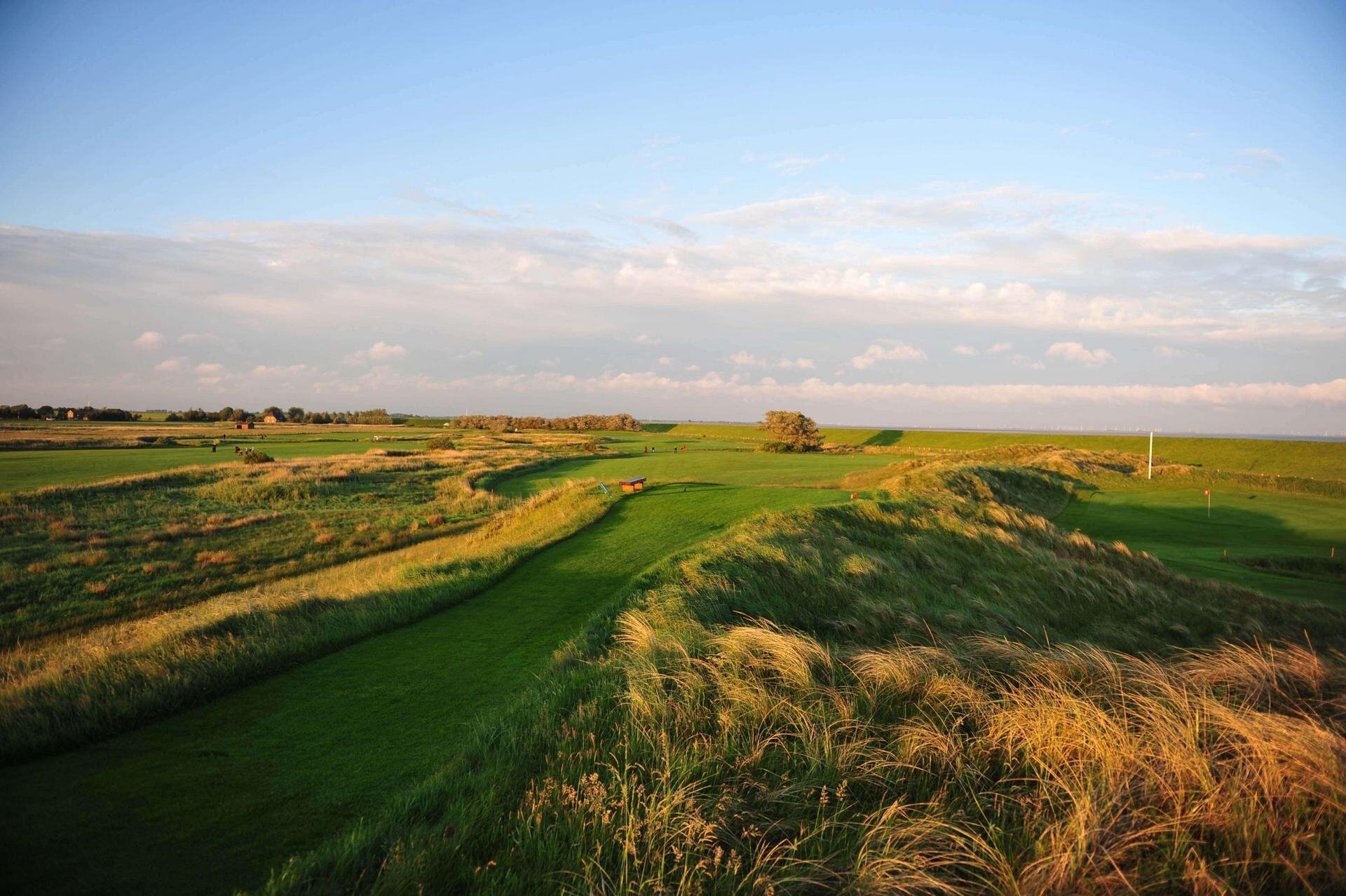 Vogelperspektive vom Golfplatz in Böhl