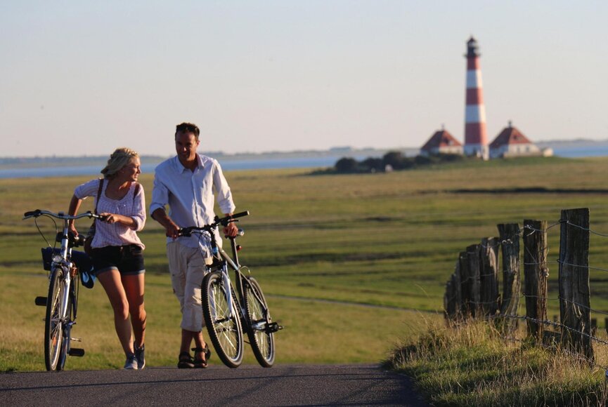 Fahrradtour zum Westerhever Leuchtturm