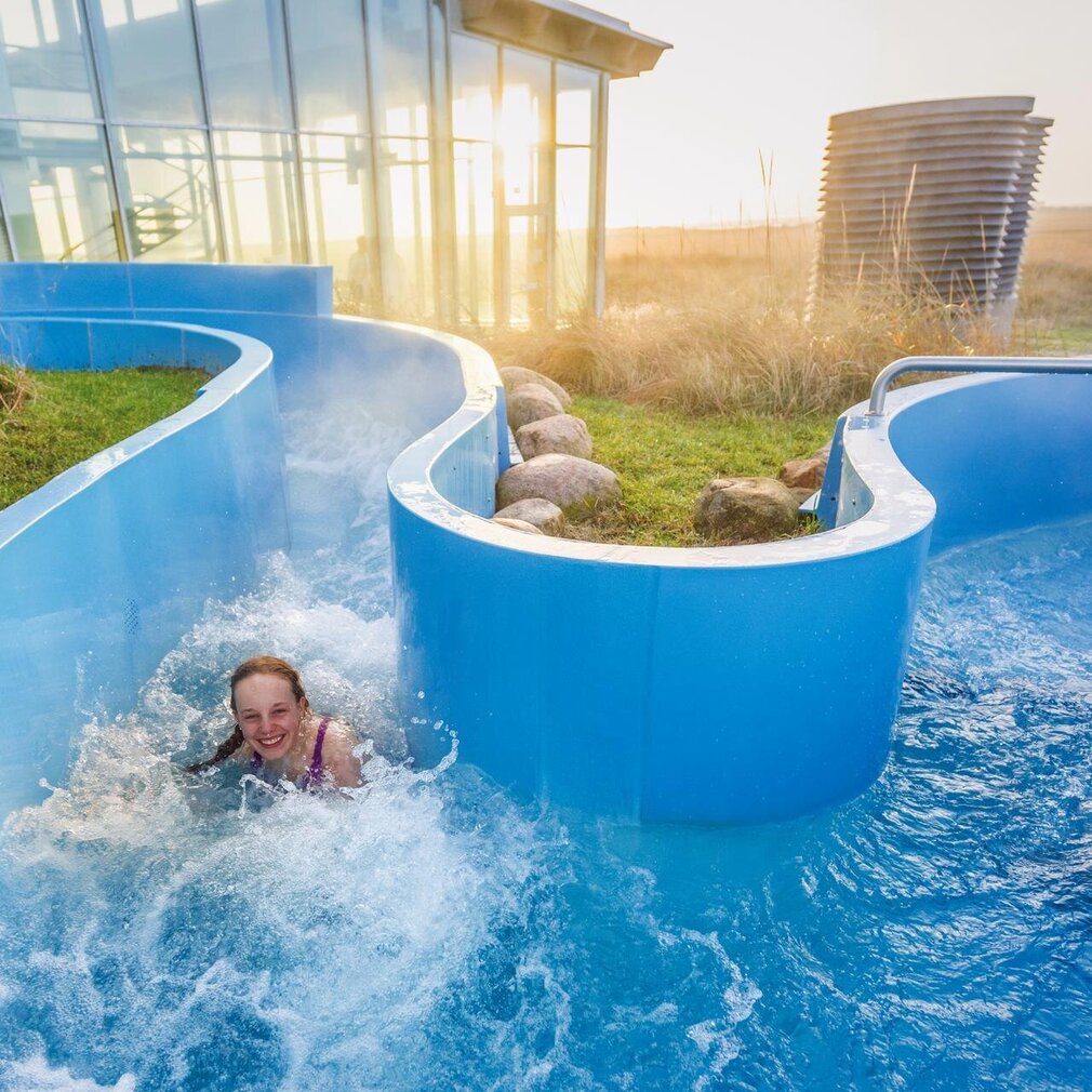 Wildbach in der Dünen-Therme