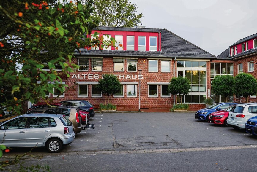 Parkplatz am Alten Rathaus im Ortsteil Dorf