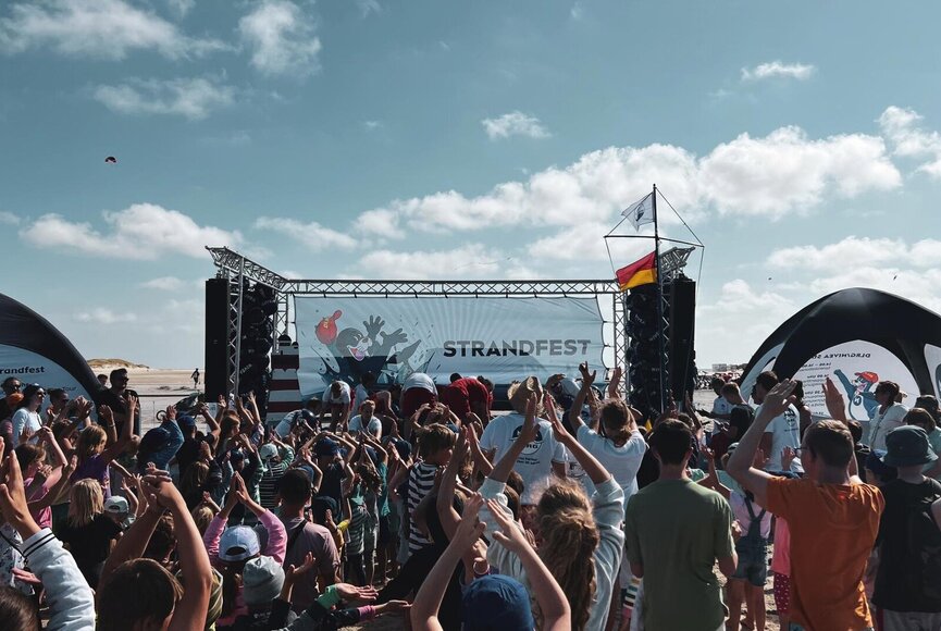 Menschenmenge beim NIVEA Sommerfest