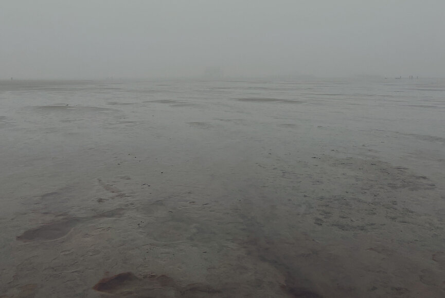 Seenebel am Strand