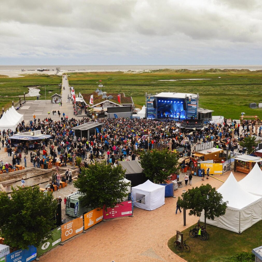 Große Bühne auf dem Festival