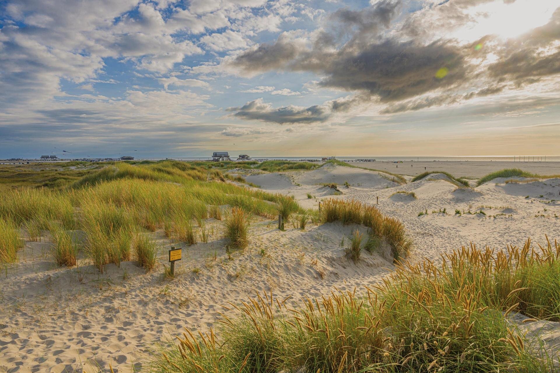 Dünenlandschaft am Ordinger Strand