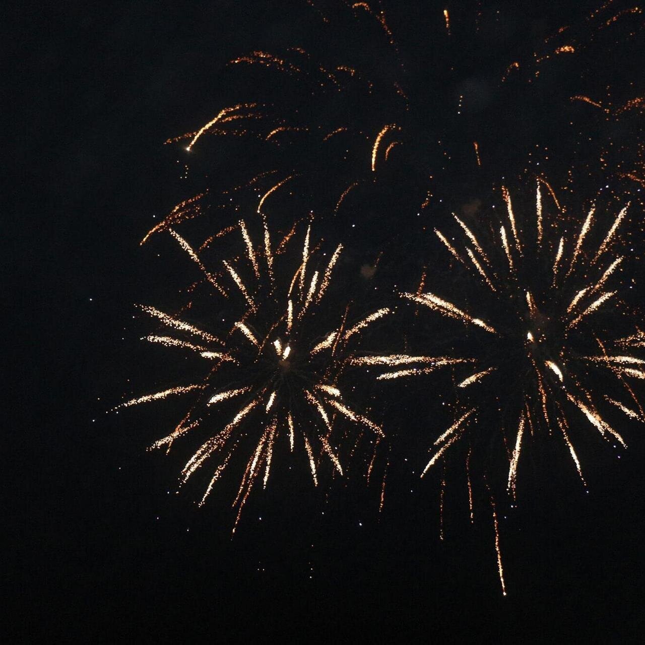 Feuerwerk am Nachthimmel