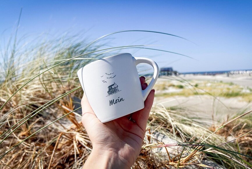 SPO-Tasse in den Dünen von St.Peter-Ording 