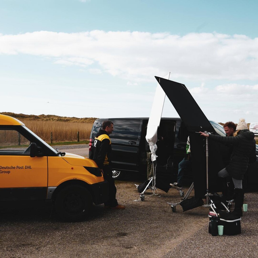 Alltagsheld Marc vor der Kamera