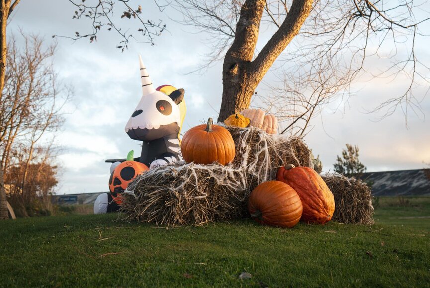 Halloween Decorations on the Erlebnis-Promenade