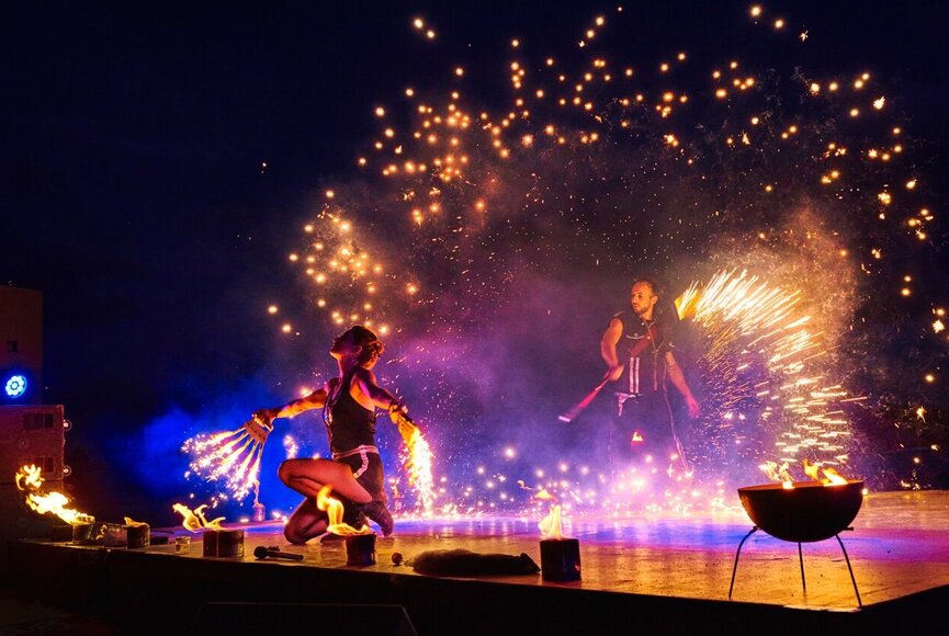 Feuershow von Flamba