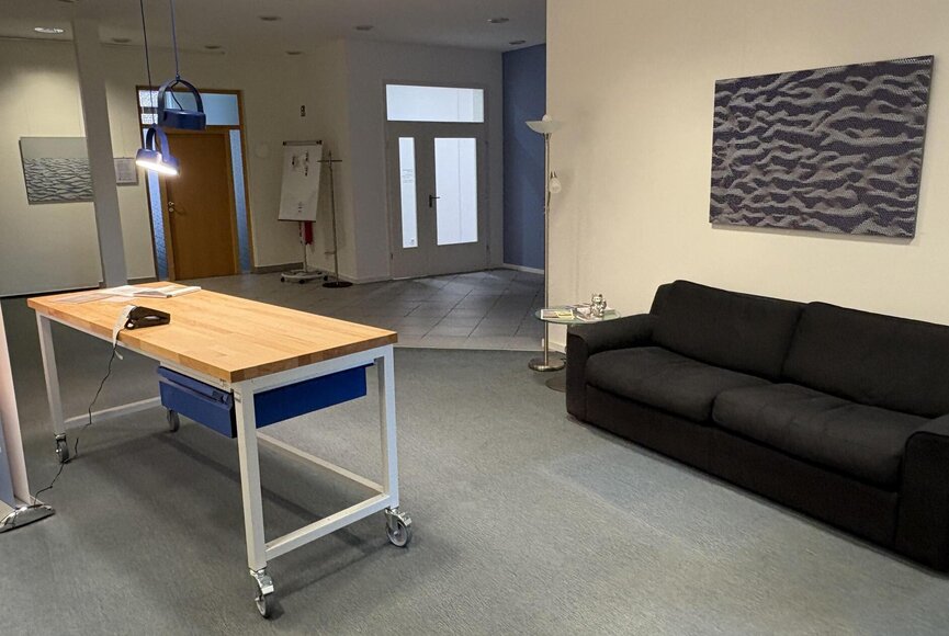 Foyer im wirtschaftscampus eiderstedt