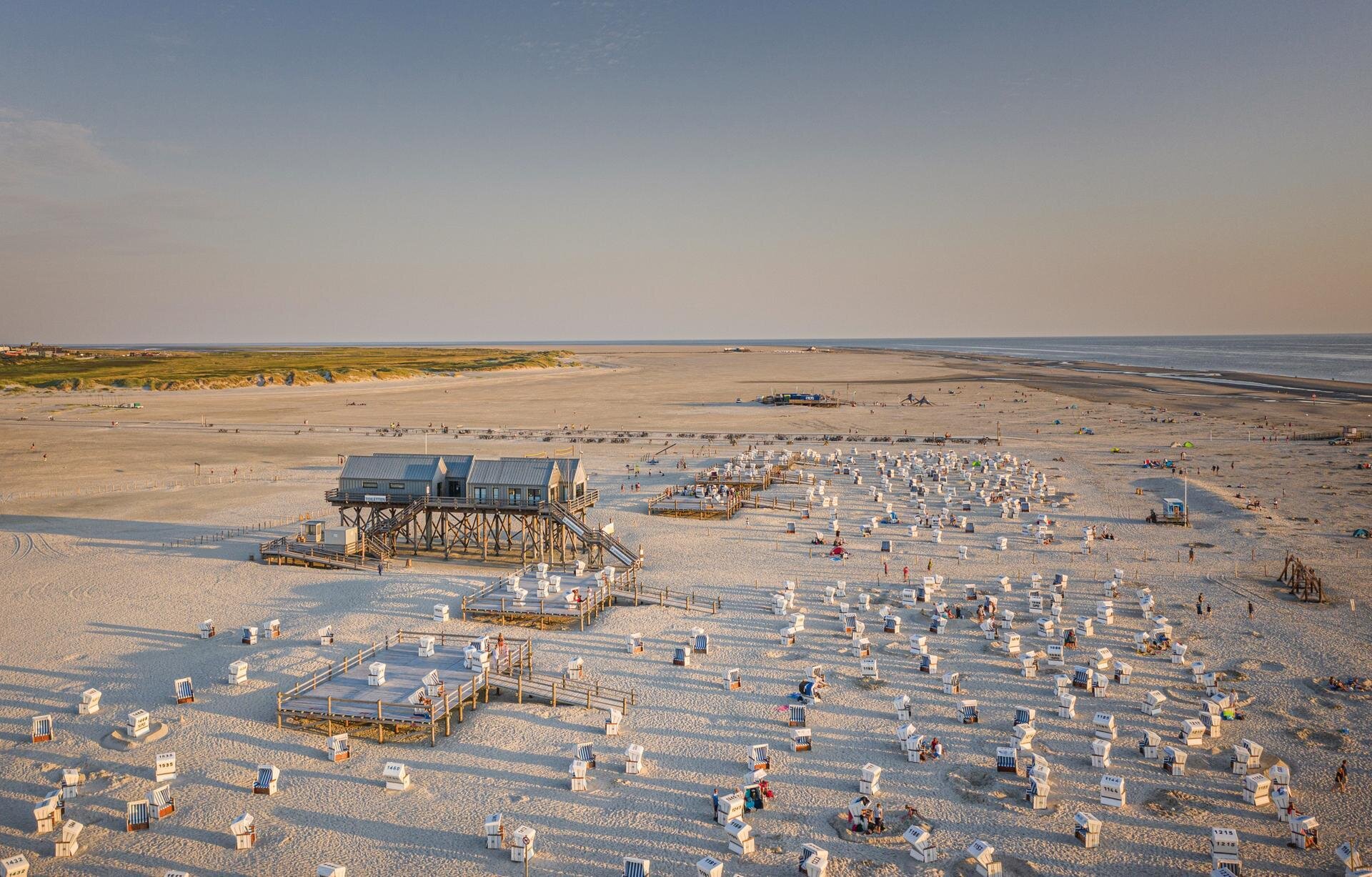 Luftbild vom Ordinger Strand