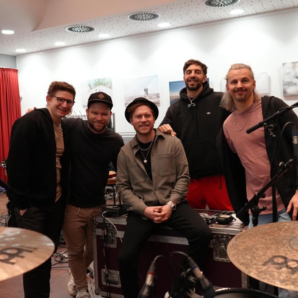 Johannes Oerding mit Band