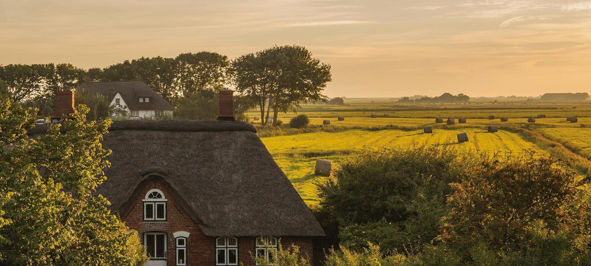 Reetdachhaus in idyllischer Lage in Westerhever