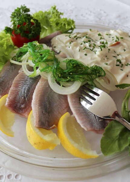 Matjes aus dem Restaurant de Spieskommer
