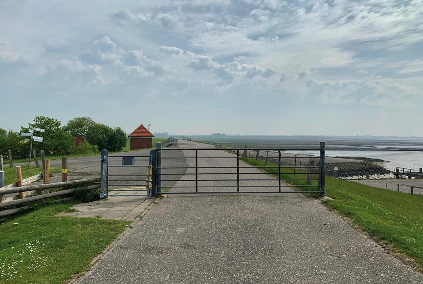 Gatter am Deich von Ehstensiel