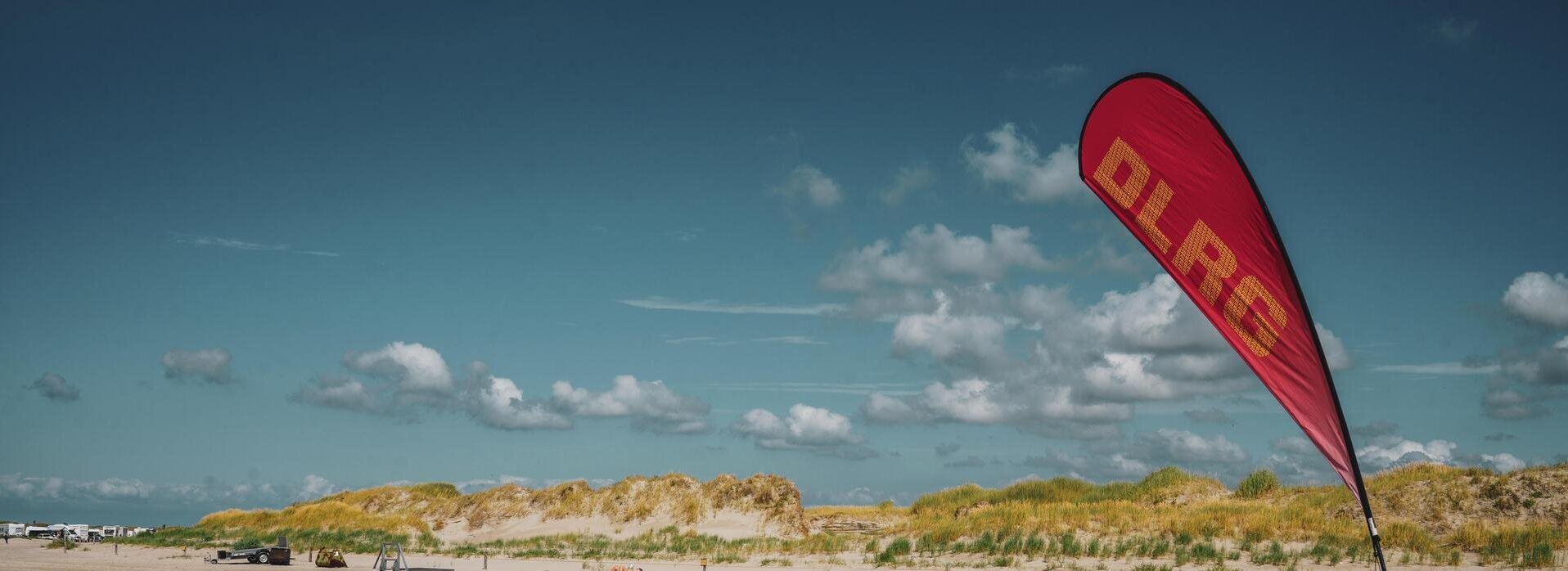 DLRG-Schild am Ordinger Strand