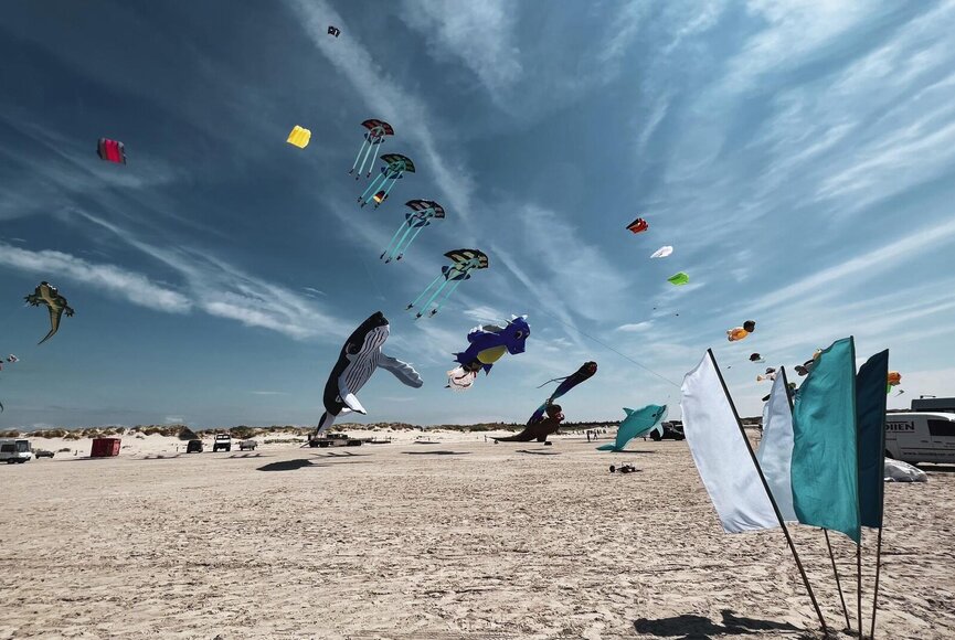 Drachen am Ordinger Strand