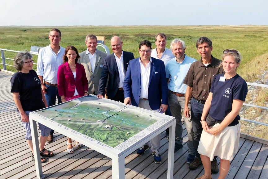 Eröffnung des Naturerlebnisraums mit Mitwirkenden