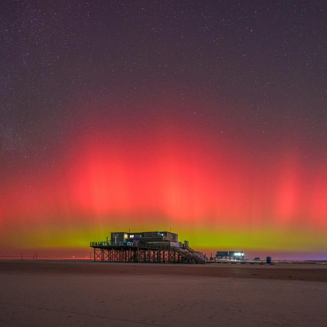 Nordlichter am Nordseestrand