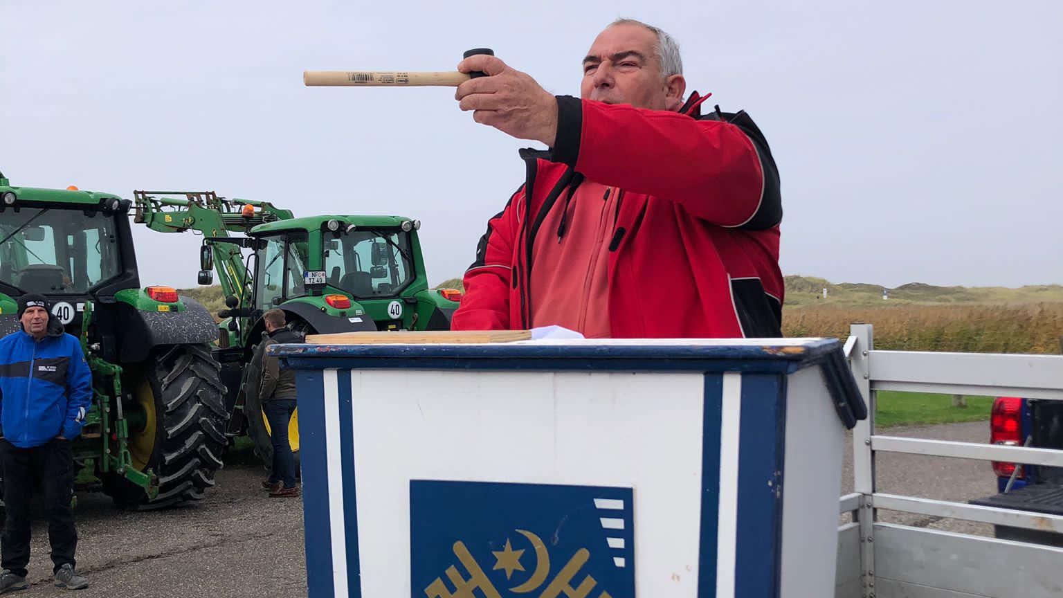 Auktionator Heinz Dieter Hecke